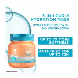 L'Oréal Paris Elvive Dream Lengths 3-in-1 Curls Hydration Mask, for wavy to curly hair