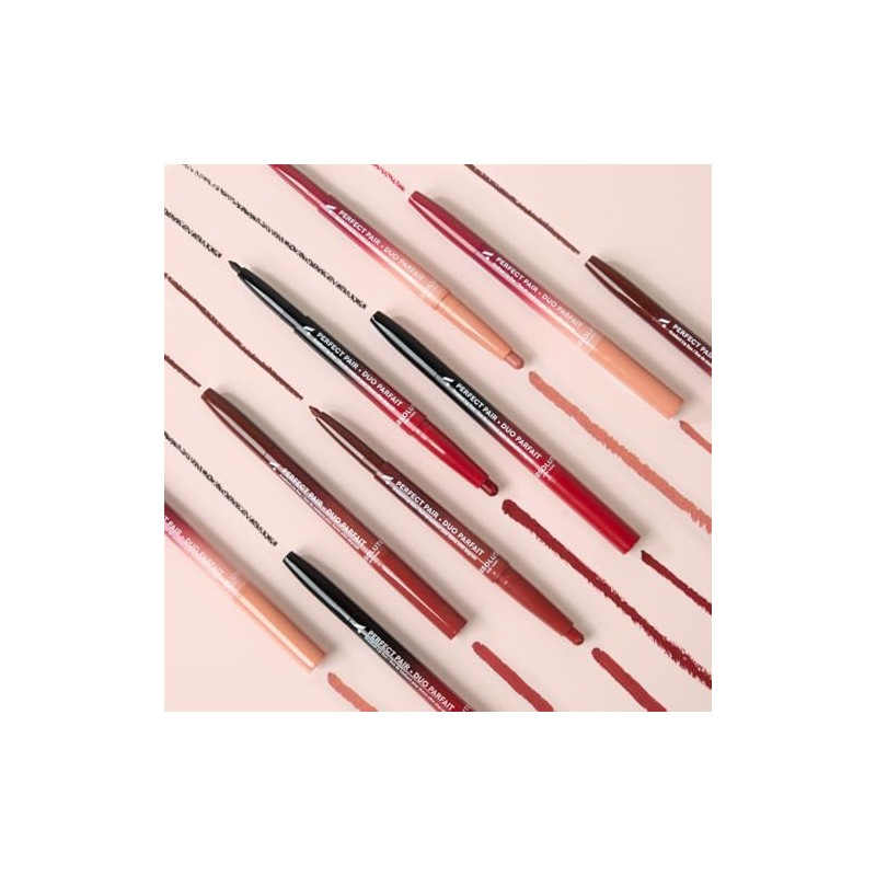 Absolute New York- Dúo labial Perfect Pair ALD09 Fatal Rouge