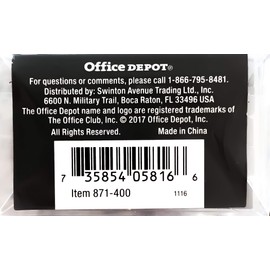 Office Depot Brand Mini Stapler with Color Staples, Gray