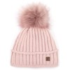 Faera Winter Hat Women's Hat Lined with Faux Fur Bobble