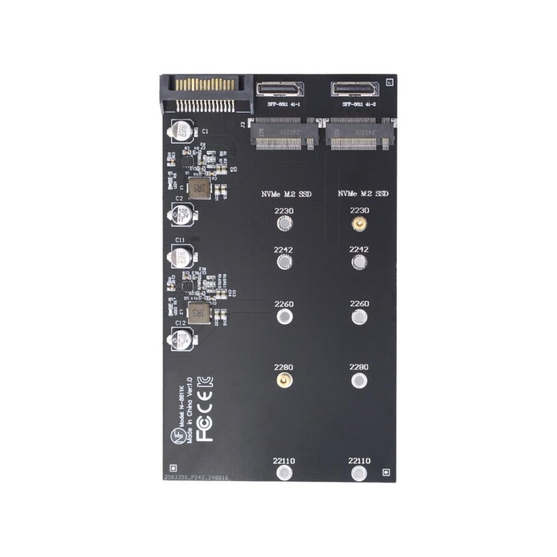 chenyang M.2 to Oculink Adapter,PCIe NVME/AHCI SSD 2 to 2