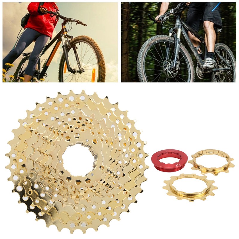 ZTTO Mountain Bike 10 Speed 11T‑36T Golden Bicycle Freewheel Accessory