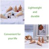 Lcvasvuz 10 Pcs Wooden Ring Display Stand Jewelry Holder Organiser
