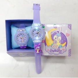 FASHION YO Toys for 3-8 Year Old Girls Boys, Toddler Watches Gifts for Kids 4-9 Birthday Gifts Learning Toys Glow in Dark Watch (Purple)