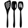 Hutzler Melamine Utensil Set, 7.5", Black