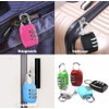Kellegour 8 Pcs Luggage Locks 3 Digit Combination Padlock,Resettable Code