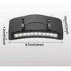 Mudder 2 Pieces Hat Clip Light 11 LED Rotatable Clip