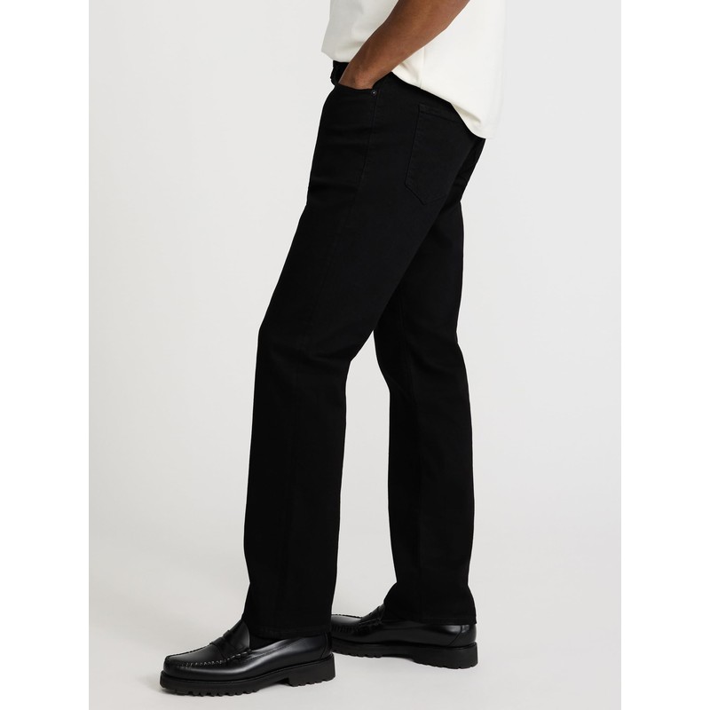 EXPRESS Mens Straight Hyper Stretch Jeans Black