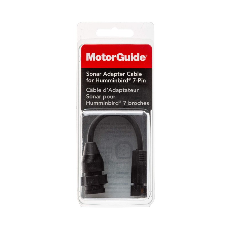 Motorguide Tour Series Sonar Ready Humminbird 7-Pin Sonar Adapter, Black