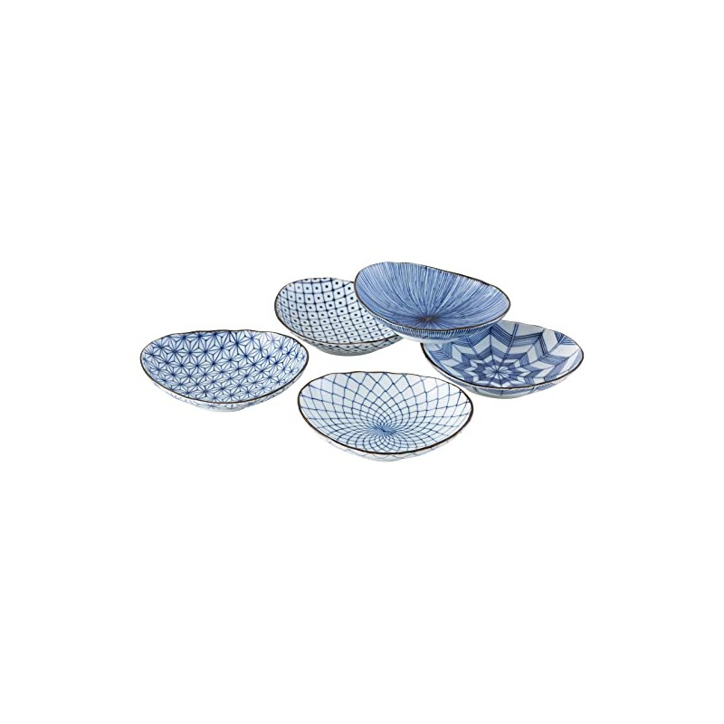 Mino Ware 20639 Bowl, Pot, Plates, Approx. 5.5 x 4.7