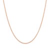 TOUSIATTAR 14k Rose Gold-Filled Ball Chain 1.5MM Necklace Gauge 14