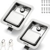 Loclink Truck Tool Box Lock Replacement kit, 2PCS Stainless Steel