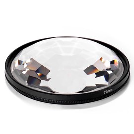77mm Kaleidoscope Prism Camera Glass Filter Variable Number of Subjects SLR Photography Accessories