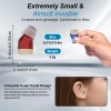 K&FCOPTEE OTC Mini Hearing Aids for Seniors Rechargeable Case Hearing