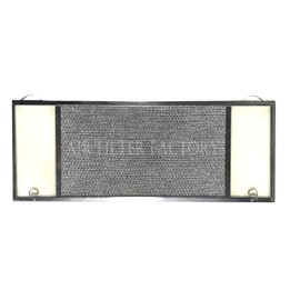 Air Filter Factory 8-1/4 x 23-1/2 x 3/8 Inches Range Hood Aluminum Lens Grease Filters 2-Pack