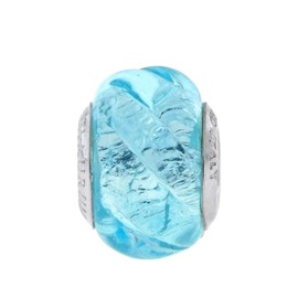 Venetiaurum - Original Murano glass and 925 sterling silver charm- Made in Italy Certified Jewel