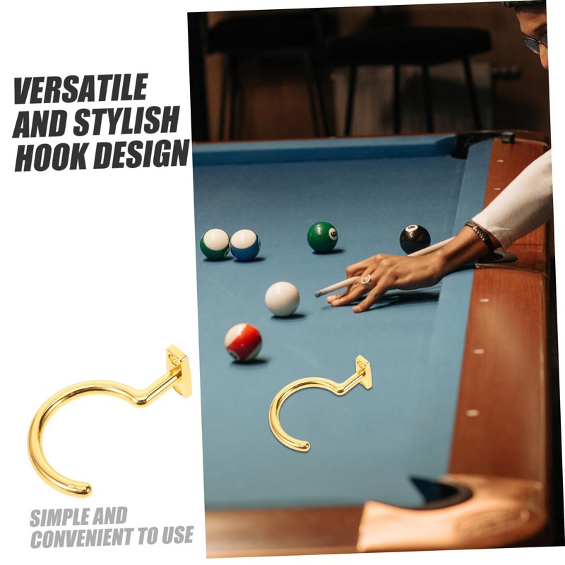 SUPVOX Cue Hook for Billiard Table Durable Snooker Table Hanger