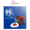 O-Cedar Easy Wring Microfiber Spin Mop, Bucket Floor Cleaning System,