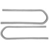 SUPERFASTRACING 44" Chrome Stainless Steel Flexible Universal Heater Hose Kit