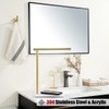JQK Hand Towel Holder Stand Brushed Gold, Modern Tree Rack