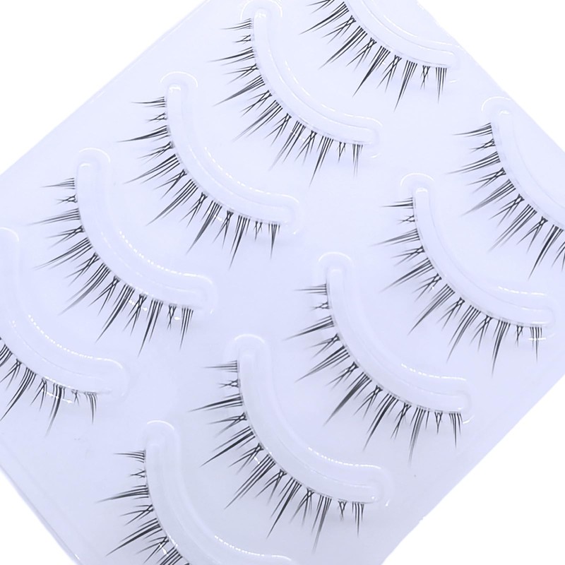 BARCHID 8D18 False Eyelashes, Transparent Axis Handmade False Eyelashes, Popular