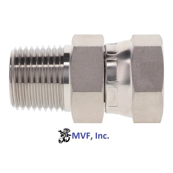 MVF, Inc. 1/4" Male NPT x 1/4" Female NPSM Pipe