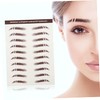 OHPHCALL Rtificial Eyebrow Set 6pcs Eyebrow Transfer Stickers Prime Material