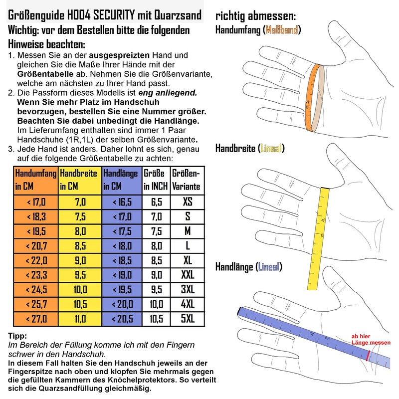 TacFirst insert gloves, security gloves, Unisex, Einsatzhandschuh SECURITY, black, X-Large