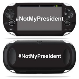 MightySkins Skin Compatible with Sony PS Vita – Not My President | Protective, Durable, and Unique Vinyl Decal wrap Cover | Easy to Apply, Remove, and Change Styles | Made in The USA