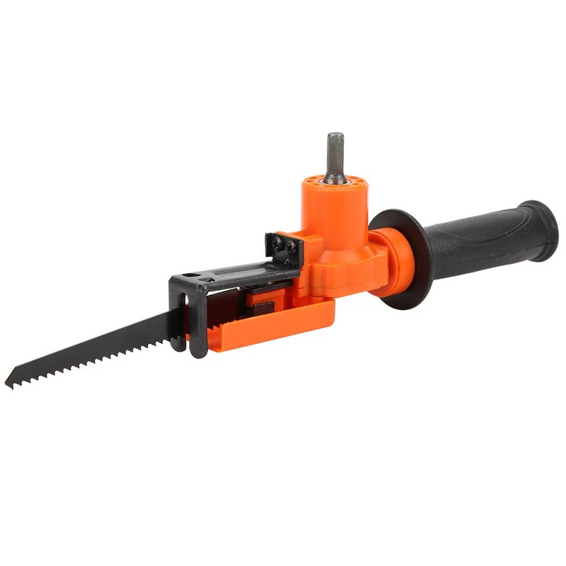 Oumefar Multifunctional Reciprocating Saw Adapter for Electric Drill - Orange,