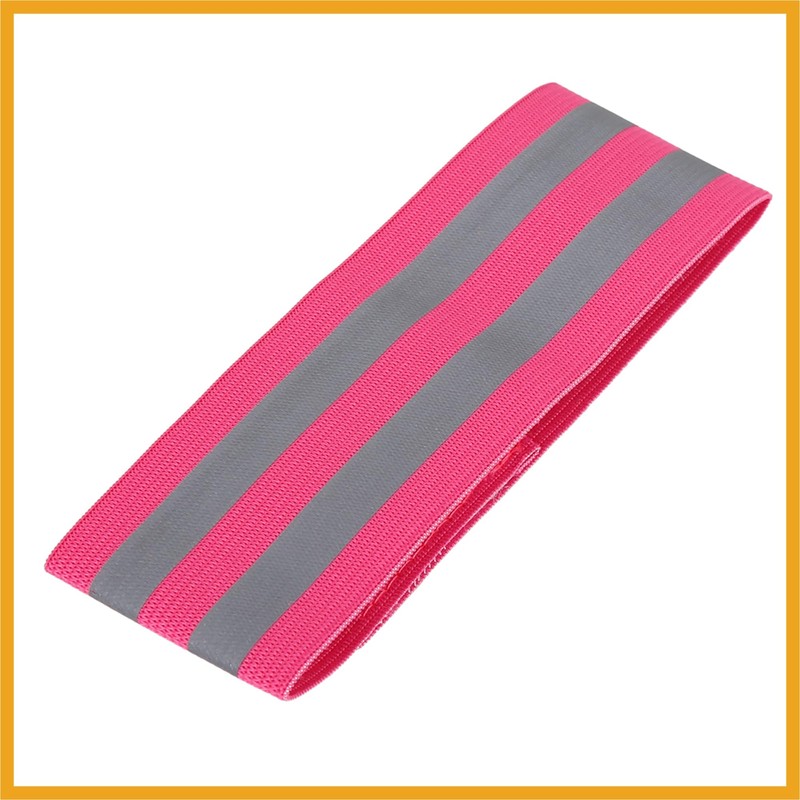 Partuto 4pcs Reflective Bands for Arm Cycling Reflective Armbands Pink