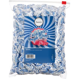 Sweeler Eucalyptus Cough Drops with Menthol, Cool and Refreshing Throat Soothing, 2LB