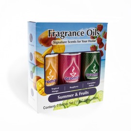 AROMAR Premium Fragrance Oil, 2oz Bottle 3 Pack Long Lasting Aromatic Scent, Fresh and Revitalizing Aromatherapy for Living Room, Bedroom, and Kitchen 2oz