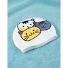 escualo Gorra Natacion Modelo Gatitos, blanco, adulto