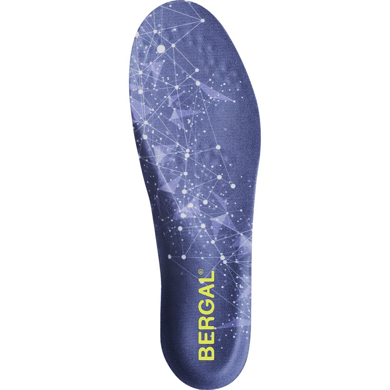 Bergal GelMotion 3 Einlegesohle für Arbeit Comfort Insole, Blue (Blau),