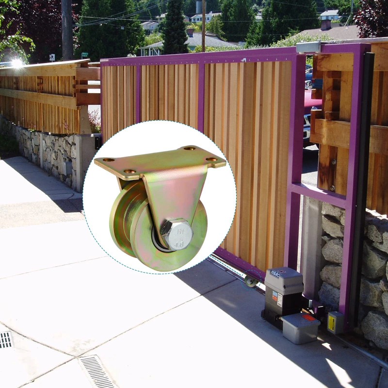 Skelang 4 Pcs 2" Groove Wheel, H-Type Heavy Duty Rigid