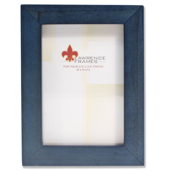 Lawrence Frames 755723 Blue Wood Picture Frame, Gallery Collection, 2
