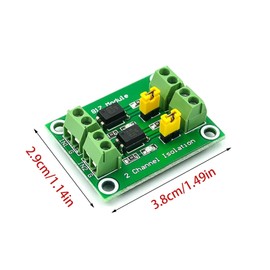 10pcs 817 Optocoupler 2-Way Voltage Insulation Board Voltage Control Switch Module, 3.6-30V Driver Photoelectric Insulated Module