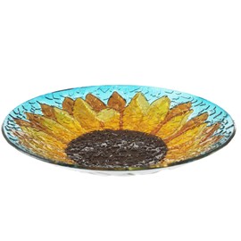 Goose Creek Birdbath with Crushed Glass Look 18"