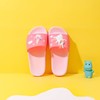 MEMON Toddler Little Kids Dinosaur Beach/Pool/Shower Slides/Anti-Skid Home Bath Slippers/Cute