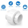 1 pcs 3 Inch PVC Union, Socket x Socket Schedule