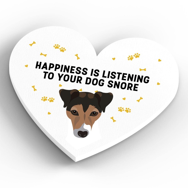 Global Designs Jack Russell Happiness Is Your Dog Snoring Katie