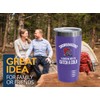 Snowboarding Purple Edition Viking Tumbler 20oz - Snowboarding A surefire
