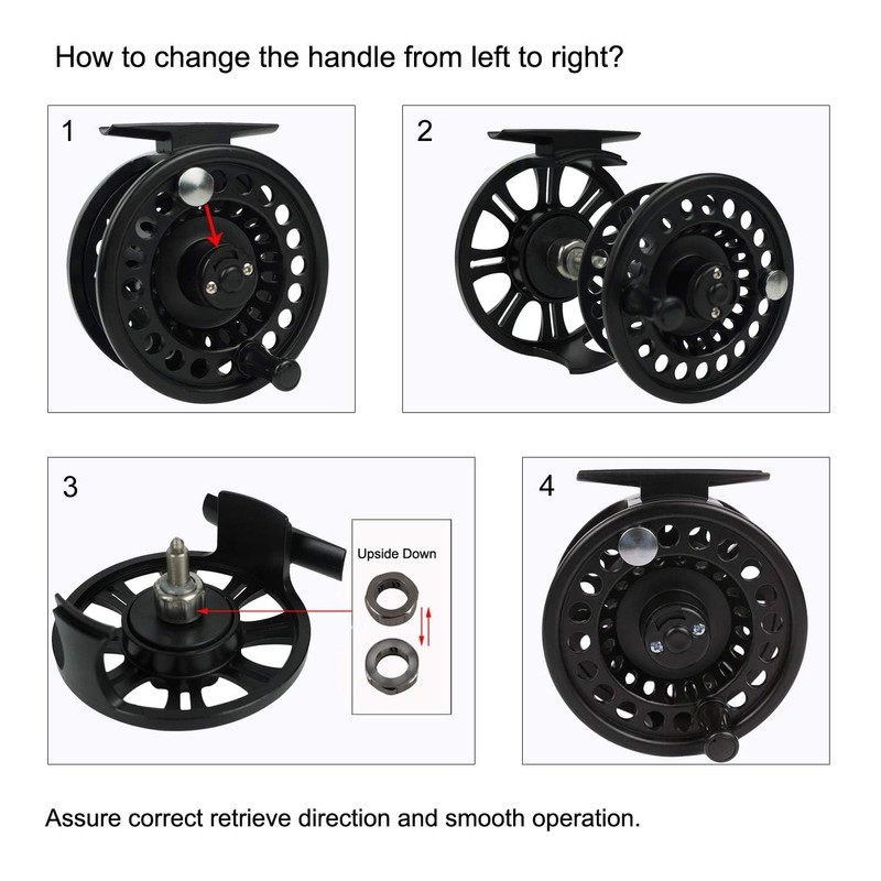 Aventik HVCE Graphite Fly Reel Center Drag System Classic III
