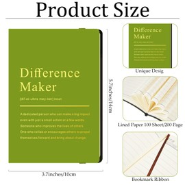 Chiisong 24 Pcs Employee Appreciation Gifts A6 Small Leather Journals Bulk Inspirational Different Maker Notebook Thank You Gift for Women Leadership Coworker Team Staff Christmas(Multicolor)