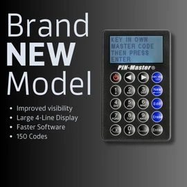 Pin-Master Password Keeper (150 Codes – 60 Characters Each) - Low Tech Electronic PIN Code & Password Organizer (Credit Card Size 3.370 in x 2.125 in) The Password Journal Device fits in Your Wallet