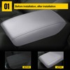 AOMSAZTO Grey Armrest Console Cover for Civic 2012-2015 Honda Middle