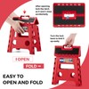 ACKO Folding Step Stool - 13" Height Premium Heavy Duty