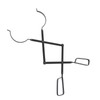 Fireplace Tong Iron Campfire Firewood Tong Log Grabber with Enlarging