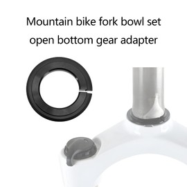ECSiNG 1 Set Bicycle Front Fork Adapter Conical Steering Ring Steering Tube Bicycle Front Fork Open Lower Gear Conversion Ring for 52 55 56 mm Bearing Lower Headset